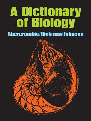 cover image of A Dictionary of Biology